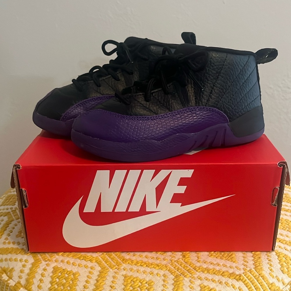 Nike Air Jordan Retro 12. Size 10C. Great condition, gently worn.